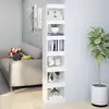 Image de vidaXL Bibliothèque/Séparateur de pièce Blanc 40x30x198 cm