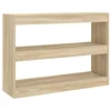 Image de Bibliothèque Séparateur de pièce chêne sonoma 100x30x72 cm