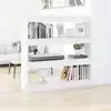 Image de vidaXL Bibliothèque/Séparateur de pièce Blanc 100x30x103 cm