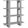 Image de Bibliothèque Séparateur de pièce Sonoma gris 100x30x123,5 cm