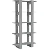 Image de Bibliothèque Séparateur de pièce Sonoma gris 80x30x160 cm