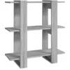 Image de Bibliothèque Séparateur de pièce sonoma gris 80x30x87 cm