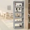 Image de vidaXL Bibliothèque/Séparateur de pièce Sonoma gris Bois d'ingénierie