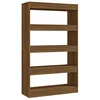 Image de Bibliothèque Séparateur de pièce Chêne marron Bois d ingénierie