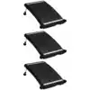 Image de vidaXL Panneaux de chauffage solaire de piscine courbés 3pcs 72,5x46cm