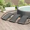 Image de vidaXL Panneaux de chauffage solaire de piscine courbés 3 pcs 110x65cm