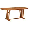 Image de vidaXL Table de jardin 200x100x75 cm Bois d'eucalyptus solide