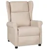 Image de Fauteuil inclinable Crème Tissu