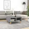 Image de vidaXL Table basse sonoma gris 60x60x30 cm bois d'ingénierie