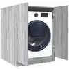 Image de vidaXL Meuble pour machine à laver Sonoma gris 71x71,5x91,5 cm