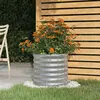 Image de vidaXL Jardinière de jardin Acier galvanisé 40x40x36 cm Argenté