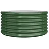 Image de vidaXL Jardinière de Jardin Acier Enduit de Poudre 80x80x36 cm Vert