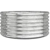 Image de vidaXL Jardinière de Jardin Acier Enduit de Poudre 80x80x36 cm Argenté
