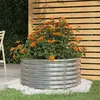 Image de vidaXL Jardinière de jardin Acier galvanisé 80x80x36 cm Argenté