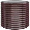 Image de Bussandri Exclusive - Jardinière 80x80x68 cm acier revêtu de poudre brun