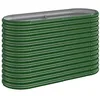Image de vidaXL Lit surélevé de Jardin Acier Enduit de Poudre 114x40x68 cm Vert