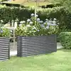 Image de vidaXL Lit surélevé de jardin Acier galvanisé Anthracite