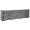 Image de vidaXL Lit surélevé de Jardin Acier Enduit de Poudre Anthracite