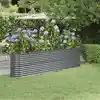 Image de vidaXL Lit surélevé de jardin Acier galvanisé Anthracite