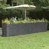 Image de vidaXL Lit surélevé de jardin Acier galvanisé Anthracite