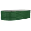 Image de vidaXL Lit surélevé de Jardin Acier Enduit de Poudre 152x80x36 cm Vert