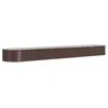 Image de vidaXL Lit surélevé de Jardin Acier Enduit de Poudre Marron