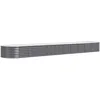 Image de vidaXL Lit surélevé de Jardin Acier galvanisé Anthracite