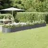 Image de vidaXL Lit surélevé de jardin Acier galvanisé Anthracite