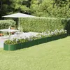 Image de vidaXL Lit surélevé de jardin Acier galvanisé 620x80x36 cm Vert