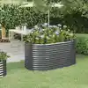 Image de vidaXL Lit surélevé de jardin Acier galvanisé Anthracite