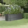 Image de vidaXL Lit surélevé de jardin Acier galvanisé Anthracite