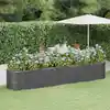 Image de vidaXL Lit surélevé de jardin Acier galvanisé Anthracite