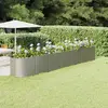 Image de vidaXL Lit surélevé de jardin Acier enduit de poudre Argenté
