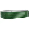 Image de vidaXL Lit surélevé de Jardin Acier Enduit de Poudre 175x100x36cm Vert