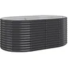 Image de vidaXL Lit surélevé de Jardin Acier Enduit de Poudre Anthracite