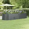 Image de vidaXL Lit surélevé de jardin Acier galvanisé Anthracite