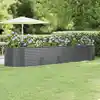 Image de vidaXL Lit surélevé de jardin Acier galvanisé Anthracite