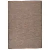 Image de Tapis à tissage plat d extérieur 140x200 cm Marron