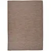 Image de vidaXL Tapis à tissage plat d'extérieur 140x200 cm Marron