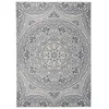 Image de Tapis à tissage plat d extérieur 120x170 cm Motif bleu