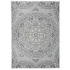 Image de Tapis à tissage plat d extérieur 200x280 cm Motif bleu