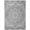 Image de vidaXL Tapis à tissage plat d'extérieur 200x280 cm Motif bleu