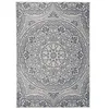 Image de vidaXL Tapis à Tissage Plat d'Extérieur Tapis de Protection Tapis de Couloir Terrasse Balcon Jardin Résistance aux UV 160x230 cm Rayures Noires