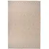 Image de vidaXL Tapis à tissage plat d'extérieur 160x230 cm Rayures brunes