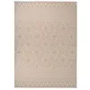 Image de Tapis à tissage plat d extérieur 200x280 cm Rayures brunes