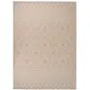 Image de vidaXL Tapis à tissage plat d'extérieur 200x280 cm Rayures brunes