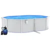 Image de Piscine avec pompe filtrante à sable 490x360x120 cm
