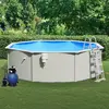 Image de vidaXL Piscine avec pompe filtrante à sable et échelle 460x120 cm