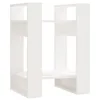 Image de Bibliothèque Séparateur de pièce Blanc 41x35x57 cm Pin massif