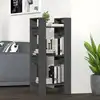Image de vidaXL Bibliothèque/Séparateur de pièce Gris 41x35x91 cm Pin solide